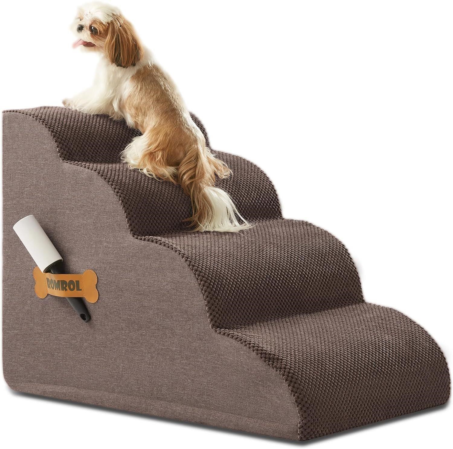 Dog Stairs  Romrol Ramp  4-Tiers  Coffee