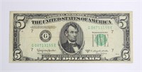 SERIES 1950 D $5 NOTE