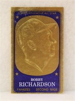 1965 TOPPS EMBOSSED BOBBY RICHARDSON CARD