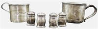 Sterling Silver Cups & Shakers (6)
