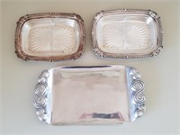 Silver Plated Trays (3)