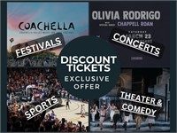 Sports, Concert & Theater Discount Tickets HERE