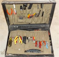 VINTAGE TOOL BOX W/ CONTENTS