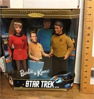 Barbie and Ken Star Trek dolls set