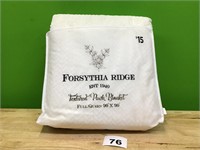 Forsythia Ridge Textured Plush Blanket Full/Queen