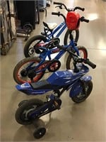 3 Kids Bikes with Training Wheels