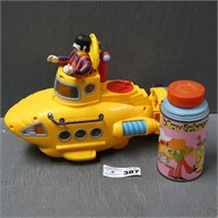 Yellow Submarine Thermos & Toy