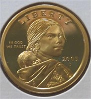 Proof 2005S Sacagawea US $1 coin