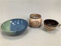 Assorted Pieces of Glazed Pottery