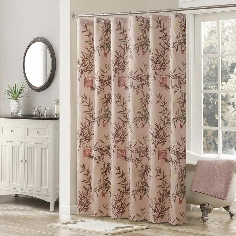Vintage Bamboo Shower Curtain