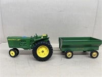 John Deere tractor and wagon