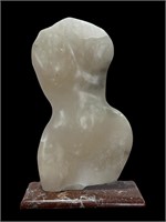 Marble Women's Silhouette Sculpture