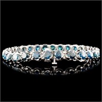 16.98ctw Diamond Tennis Bracelet in 14K Gold