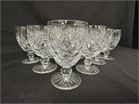 12 Waterford Crystal Water Goblets 'Donegal'