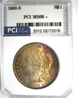 1882-S Morgan MS66+ LISTS $625