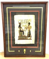 Egyptian Themed Artwork-Framed