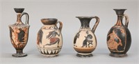 4 Greek Style Pottery Vessels