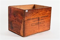CIL HIGH EXPLOSIVE WOODEN CRATE