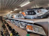 2 SHELVES FULL HEADLIGHTS