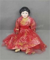 19" Bisque German China Head Doll