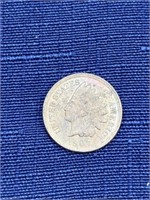 1907 Indian head penny coin