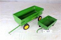 (2) John Deere Wagons