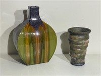 2 Modern Decorative Vases