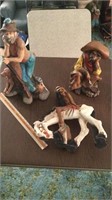 Vintage cowboy ceramic Decor