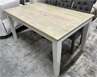 60” x 36” costal Mango Wood Dinning Table!! Solid