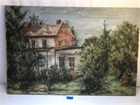 Grandma & Grandpas House Painting on Canvas