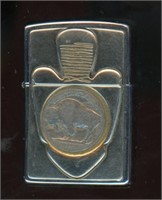 Zippo Lighter With Buffalo Nickel