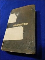 P729- "The Constitution" Book From 1853