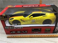 R/C SPORT YELLOW RACE CAR FULL RADIO CONTROL