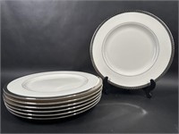 Haviland Sanford Platinum Rim Dinner Plates