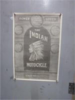 Indian motorcycle poster