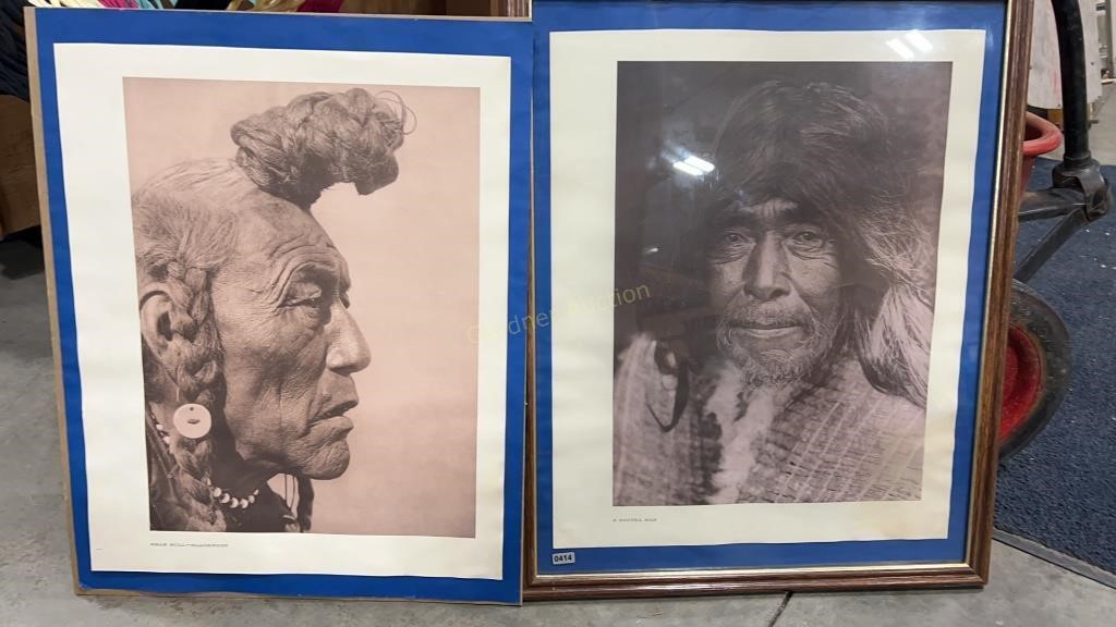 2 NATIVE AMERICAN PHOTOGRAPHY PRINTS