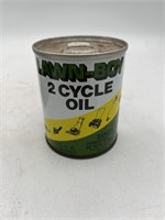 Lawn-boy 2 cycle oil vintage full unopened pull