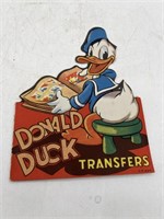 Vintage 1950's Walt Disney Donald Duck Transfers