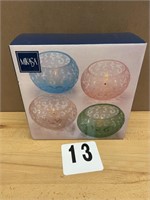 MIKASA SET OF 4 VOTIVE CANDLES