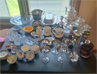 Glassware, Silver-plate, Sterling Weighted
