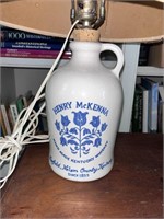 Vintage Henry McKenna Whisky Jug Table Lamp