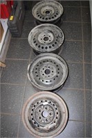 15" Steel Dodge Rims