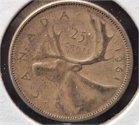 1961 silver Canada coin
