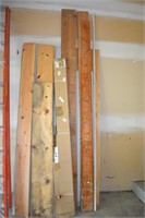 Lot Various Pcs Lumber Boards and Trim
