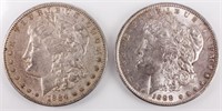 Coin 2 Morgan Silver Dollars 1884-S & 1888-P