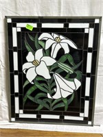 Easter Lily Stained Glass - 21.25” x 26.25”