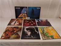 Lot of 8 Rock LP Records