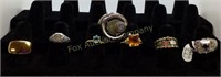 (7) Costume Jewelry Rings