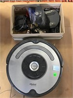 I robot Roomba with docking station remote and