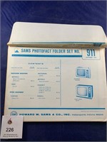 Vintage Sams Photofact Folder No 911 TVs